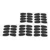 40Pcs Mouthpiece Cushions Patches Pads Accessory for Alto/Tenor Saxophone Clarinet Black0.5mm