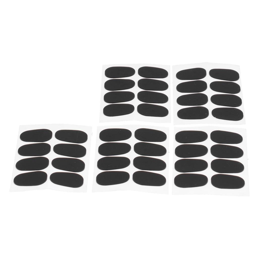 40Pcs Mouthpiece Cushions Patches Pads Accessory for Alto/Tenor Saxophone Clarinet Black0.5mm