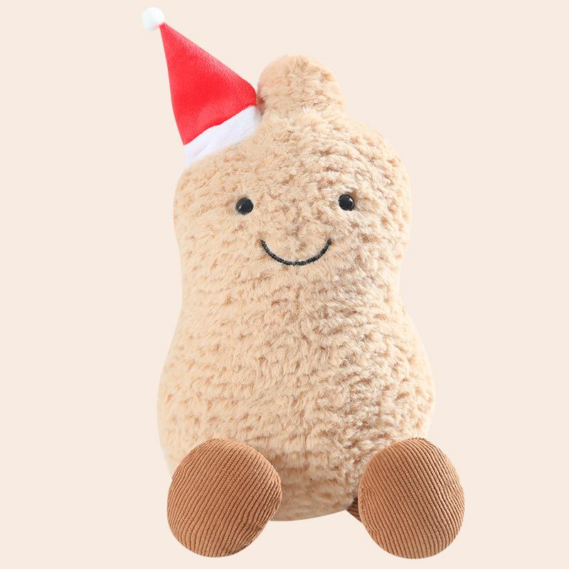 Рождественский лось, кукла-арахис, плюшевая игрушка, кукла-арахис, брелок-подвеска для сумки для девочек, тряпичная кукла
