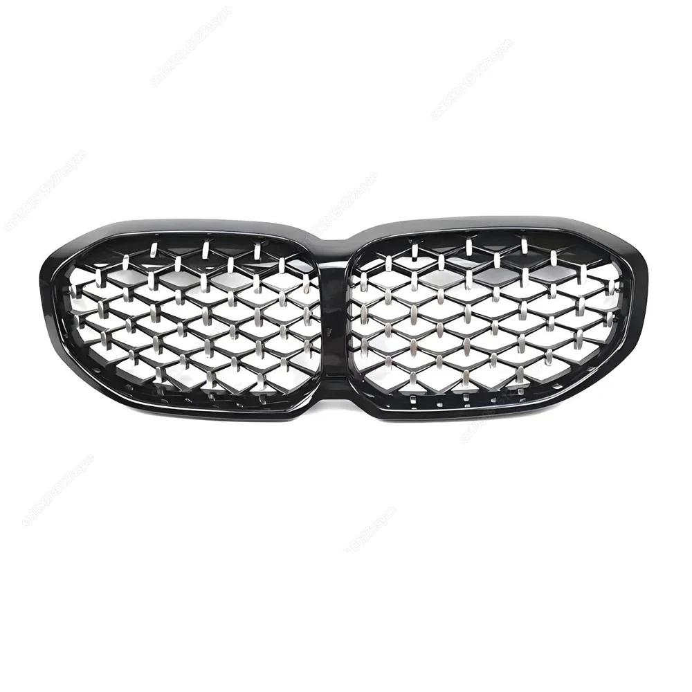 Front Bumper Kidney Grill Grilles For BMW 1 Series F40 116i 118i 120i 128ti 116d 118d 120d M135i xDrive 2019-2024 Black Tuning
