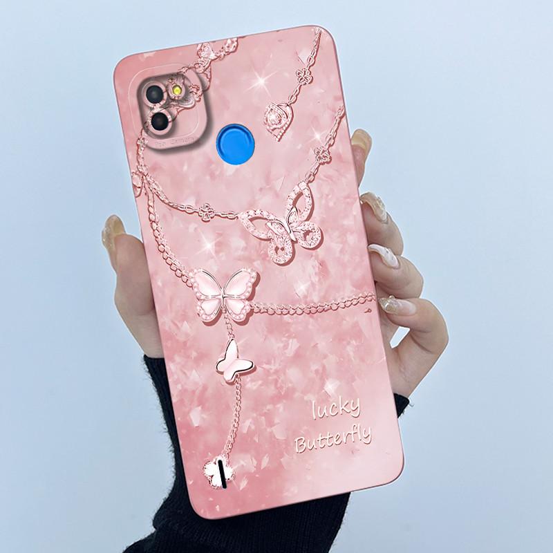 Чехол для Tecno Pop 4 Lte, Жидкий силикон, Модный, Простой, Масляная живопись, Цветочная задняя крышка для телефона Techno Pop4 Air, BC1s