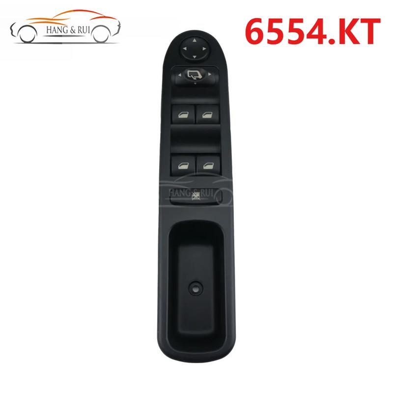 Electric Power Window Switch Mirror Folding Function 6554.KT 6554KT For Peugeot 307 Master Window Control Car Accessory