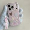 Яркий чехол для телефона с блестками в виде сердечек и звезд для iPhone 17/16 Pro Max/15/14