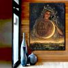 5D DIY Diamond Painting Moon Girl Cross Stitch Full Round Diamond Embroidery Handmade Home Decor