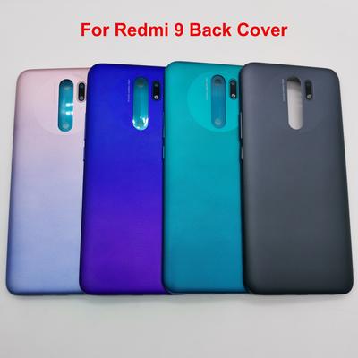 Для Xiaomi Redmi 9 задняя крышка батарейного отсека задняя дверь Замена крышки для телефона Redmi 9 Redmi9 + клей