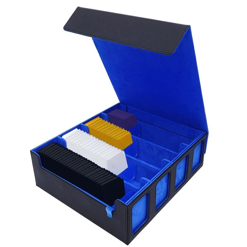 Четырехрядная коробка для хранения карт из ПУ кожи: Большая вместимость для 3000+ карт Yu-Gi-Oh