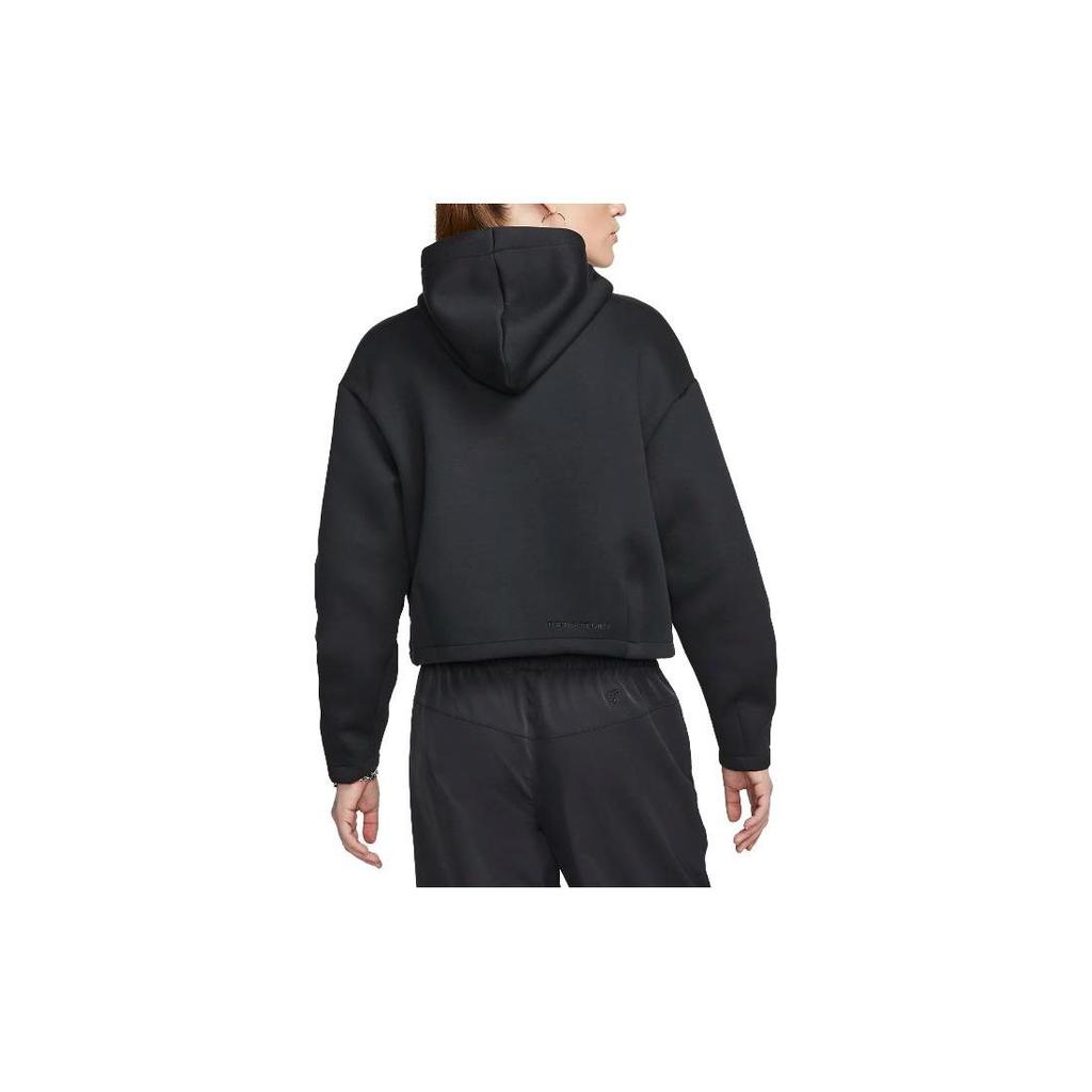 Nike Спортивная одежда Therma-FIT ADV Tech Pack Solid Pocket Half-Zip Hoodie Женские толстовки с капюшоном черного цвета DV8238-010