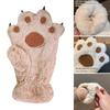 Plush Furry Mittens Bear Paw Animal Gloves Fashion Cat Paw Gloves  Cosplay