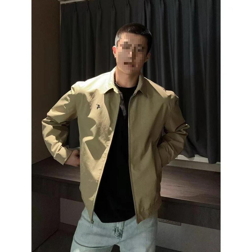 Spring & Autumn Men's Casual Lapel Jacket - Versatile and Trendy for Business & Commuting.