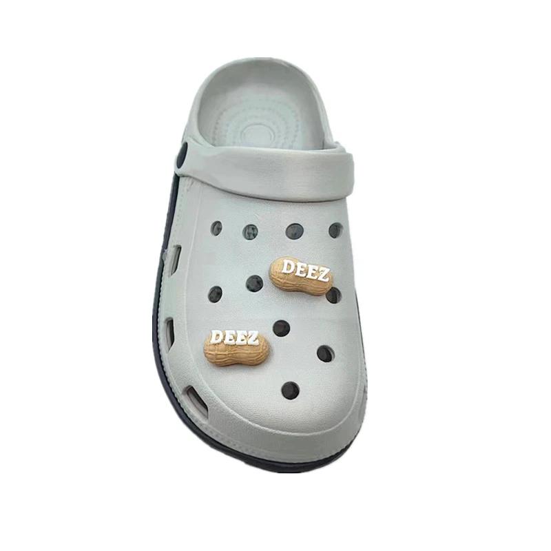 1 пара Двойные Забавные Deez Nuts Заметный Шарм для Обуви Для Crocs Заметные Аксессуары-Шармы для Обуви Рождественский Подарок Для Друзей
