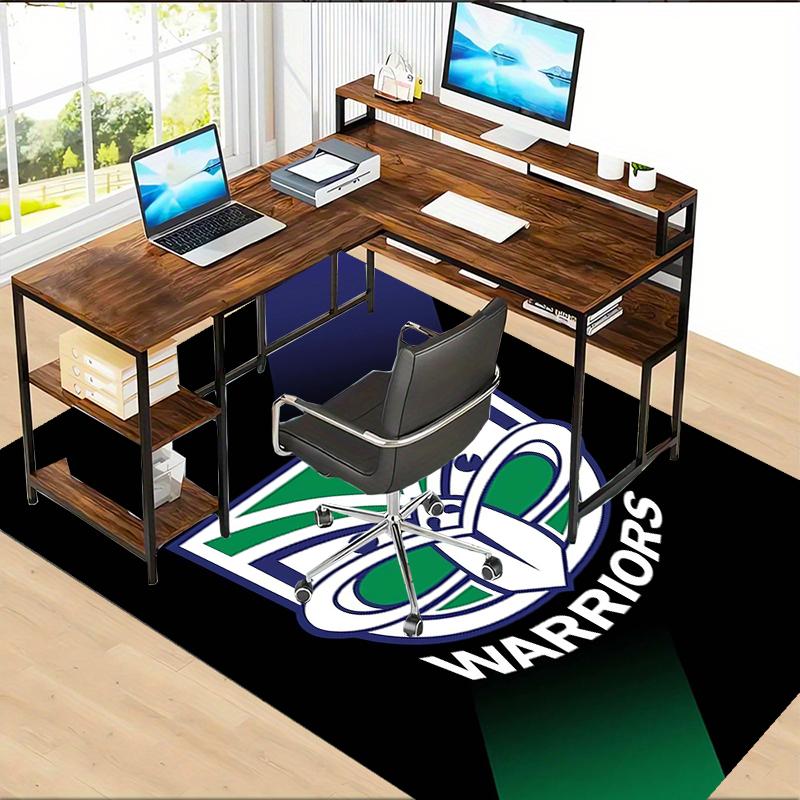 New Zealand Warrior Polyester Carpet, Soft Indoor Mat for Office Chair, Living Room, Computer Desk - Decorative Home Office Rug Design