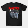 Мужская черная футболка с принтом Ramones Печать на трансферной бумаге без вырезания Хлопковая футболка