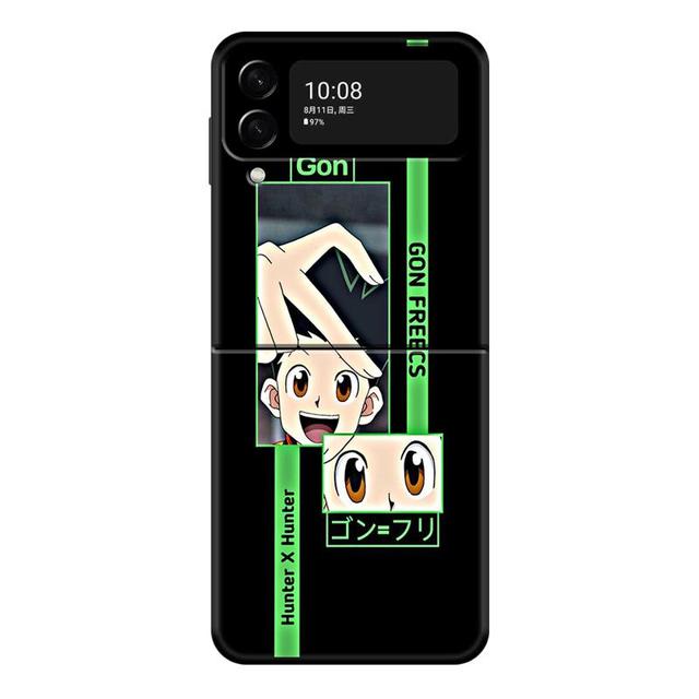 Чехол для телефона Hunter × Hunter Gon Freecss для Samsung Galaxy Z Flip 4 Z Flip3 5g, твердый чехол с откидной крышкой для Galaxy Z