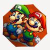1 шт. Складной портативный зонт-автомат Mario Luigi с 8 ребрами для женщин/мужчин, всесезонный  a0901151