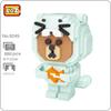 LOZ 9245 Animal World Beaver Bear Fish Pet 3D Model 860pcs DIY Mini Diamond Blocks Bricks Building Toy for Children Gift No Box