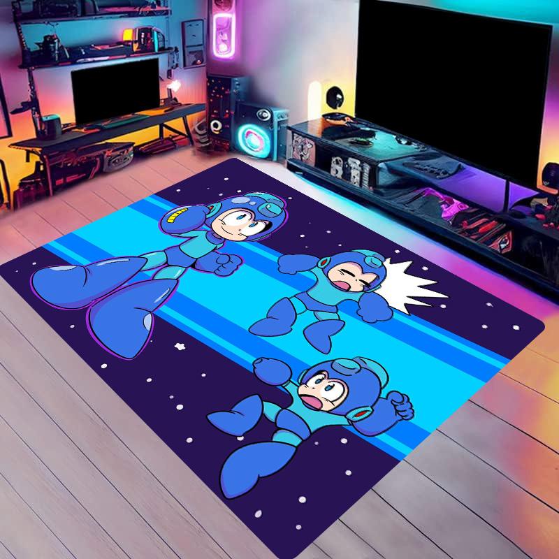 Ковер для игры с роботами M-Megaman Европейская и Американская Серия Квадратные ковры для гостиной Коврики для палаток Ковры для гостиной