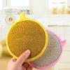 3/10 шт. Двусторонняя губка для мытья посуды, щетка для мытья посуды, кастрюля, губки для мытья посуды, бытовая уборка, многоразовый кухонный инструмент