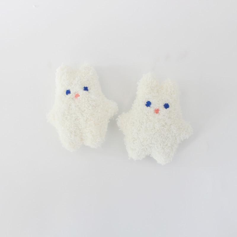 Плюшевая брошь «Мишка и зайчик»: Милые аксессуары для сумок, головных уборов, носков и шляп