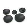 Black Round Resin Matte Button Trench Coat Suit Pants Buttons Woolen Coat Buttons