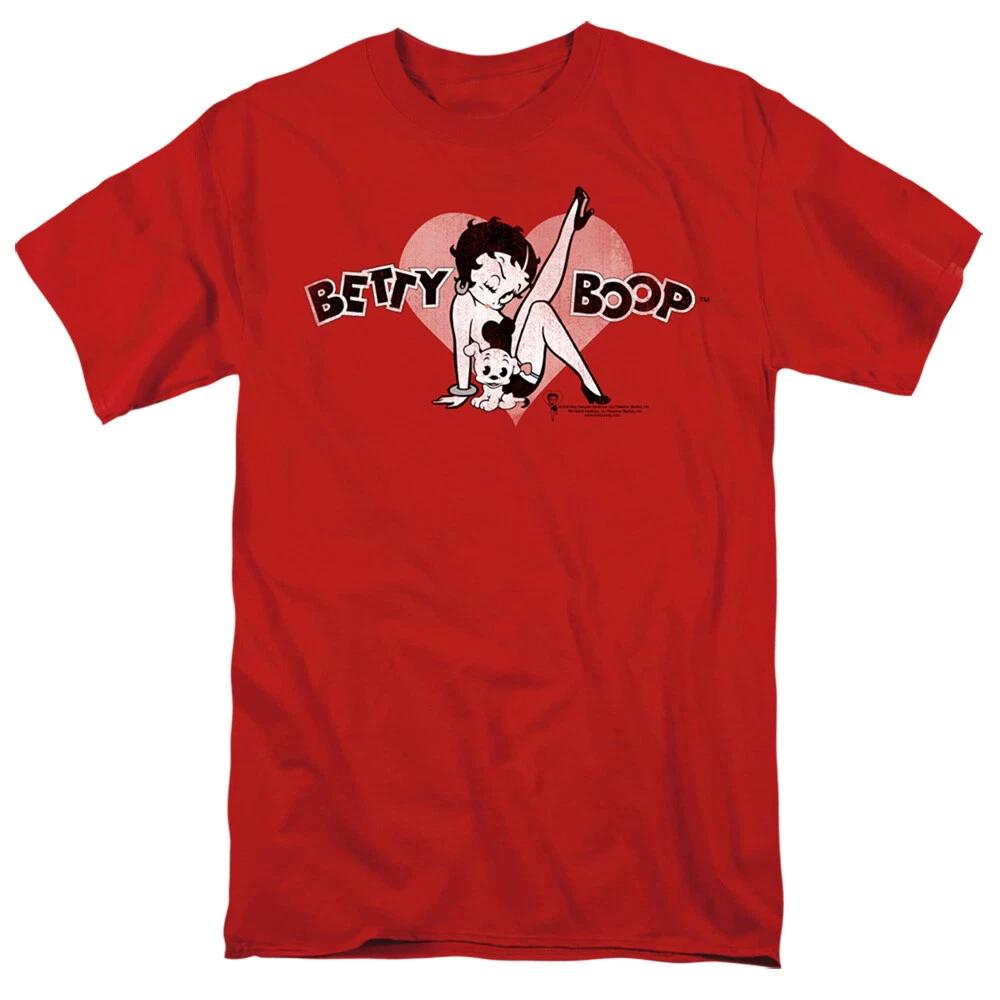 Betty Boop "Vintage Cutie Pup" T-Shirt - Regular or Tank - to 5X