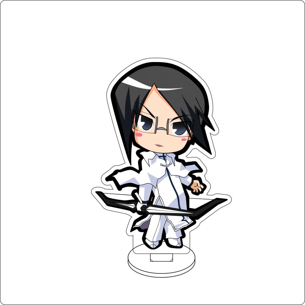 10 см Аниме BLEACH Фигурка Подставка Модель Грэммджоу Джагерджак/Урахара Киске/Куросаки Ичиго Милый Декор для Стола Стоячий Знак Подарки