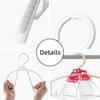 10pcs Seamless Hanger Is Non-deformable, Non-slip and Shoulder-free, Which Is Very Suitable for Drying and Storing Clothes In The Wardrobe.