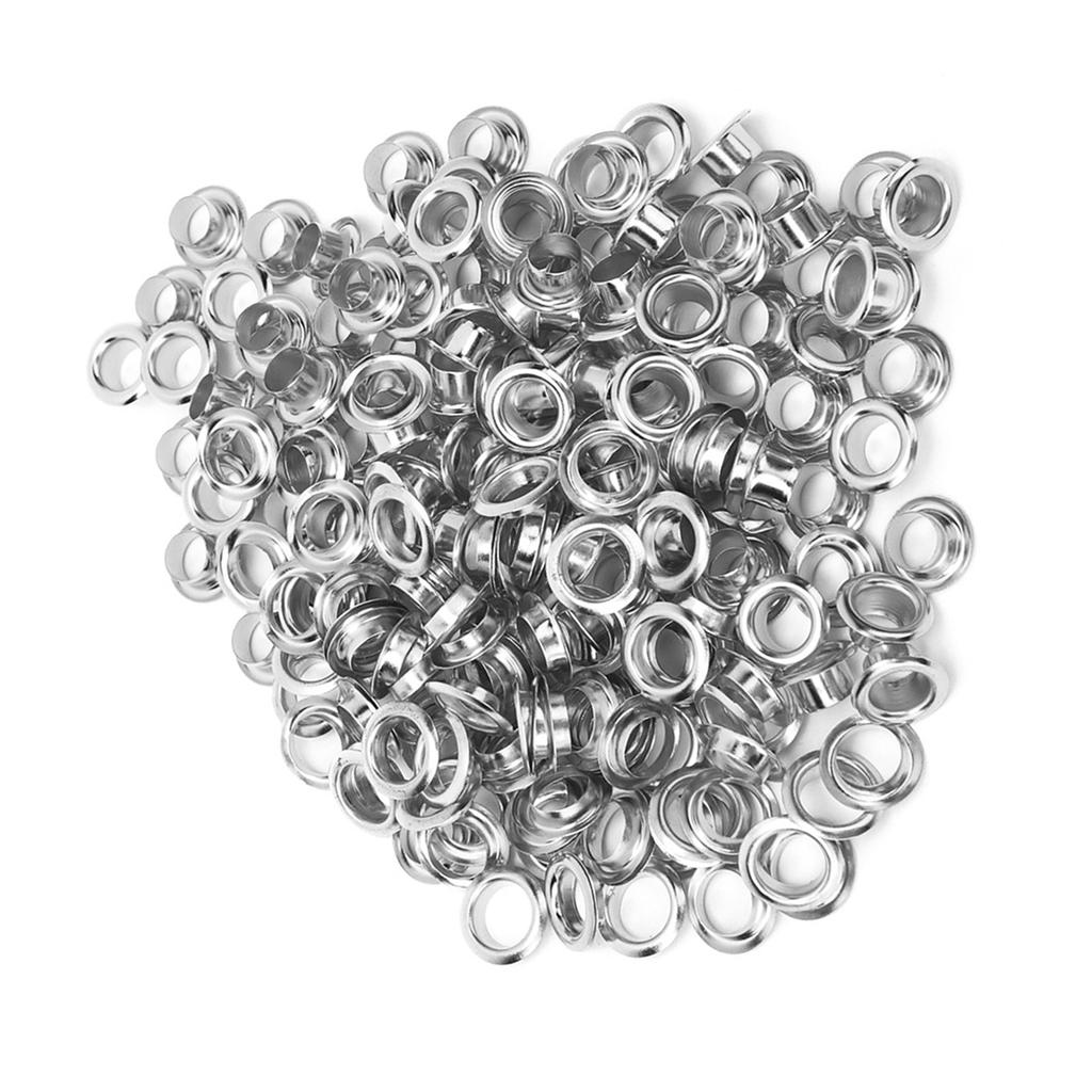 100PCS 6mm Brass Double Sided Eyelet Hollow Rivet for Clothing Bag Belt Shoe