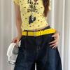 Double-Breasted Wide Waist Belt Y2k Dress Jeans Belt Fashionable Women's Belt  Waistcoat Decoration