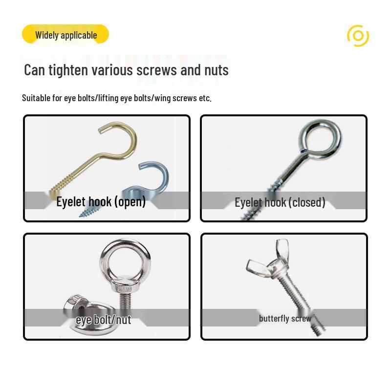 4mm/4.2mm Slotted Butterfly Socket Wrench, 65MM Power Wing Nut Socket