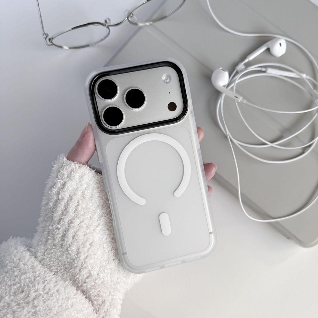 Матовый Ультратонкий Магнитный Чехол для iPhone 17 Pro Max: Apple 16 Skin-Feel 15 Pro Полное покрытие 14 Жесткий