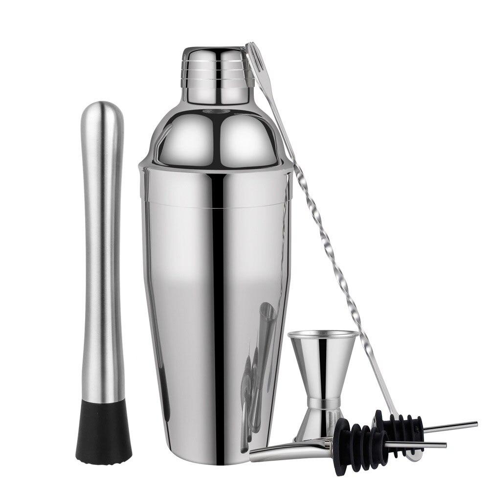 550ML/750ML Boston Shaker Professional 304 Stainless Steel Bartender Wine Cup Cocktail Mixer Martini Cocktail Shaker Bar Set