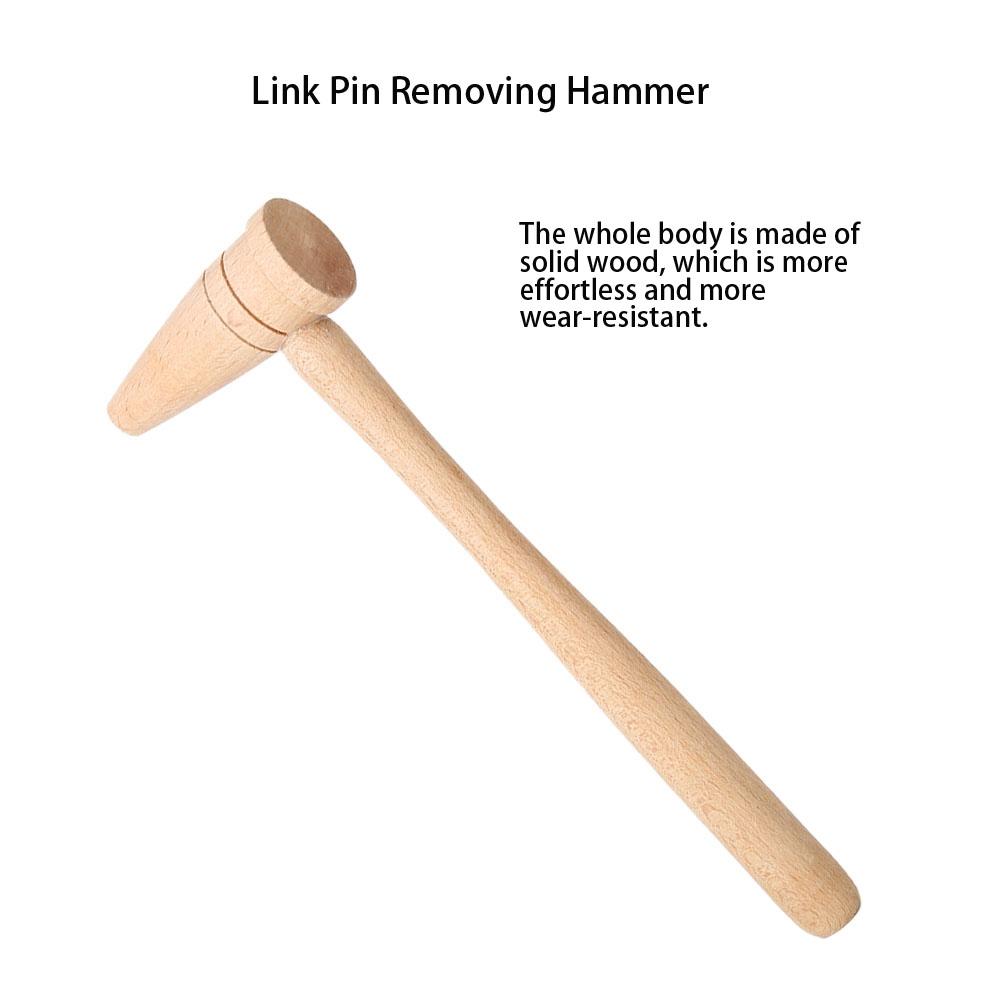 Деревянный молоток для удаления звеньев браслета часов, молоток для ремонта часов(В)