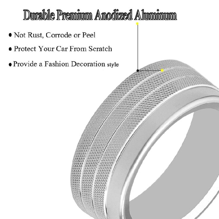 Switch Cover Trim for Challenger- 15-21 Auto Center Console Knob Radio Knob Ring