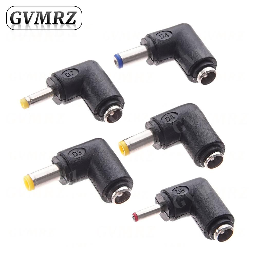 5PCS DC 5.5*2.1 Female to 5.0*3.0 5.5*2.5 4.0 / 4.8*1.7 5.5*1.7 3.5*1.35 mm Male Power Jack DC Plug Laptop Connector