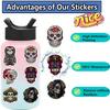 50 Photos of Mexico Day of The Dead Skeleton Graffiti Stickers Decorate Guitar Laptop Suitcase DIY Waterproof