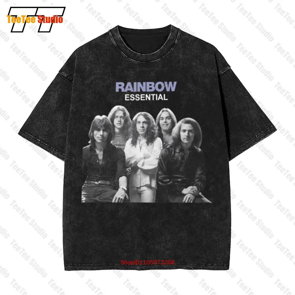 Ritchie Blackmore Rainbow Band Member For Fan Black Unisex Vintage Oversized T-Shirt K1606 JI83