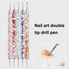 5PCS Nail Dotting Pen Art Kit Dual Head DIY Nail Embossing Tool for Transfer Tracing Paper Nail Design Tools for Nail Art