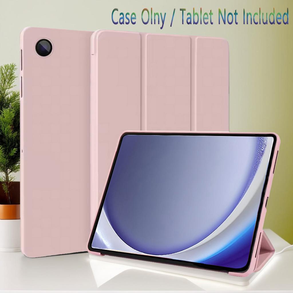 Для Samsung Galaxy Tab A9 8.7 (SM-X110 SM-X115) / A9 Plus 11 (SM-X210 SM-X215) Мягкий силиконовый чехол с магнитной откидной крышкой