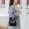 Винтажная сумка-ведро с узором под крокодила для женщин из искусственной кожи, дамская сумочка через плечо