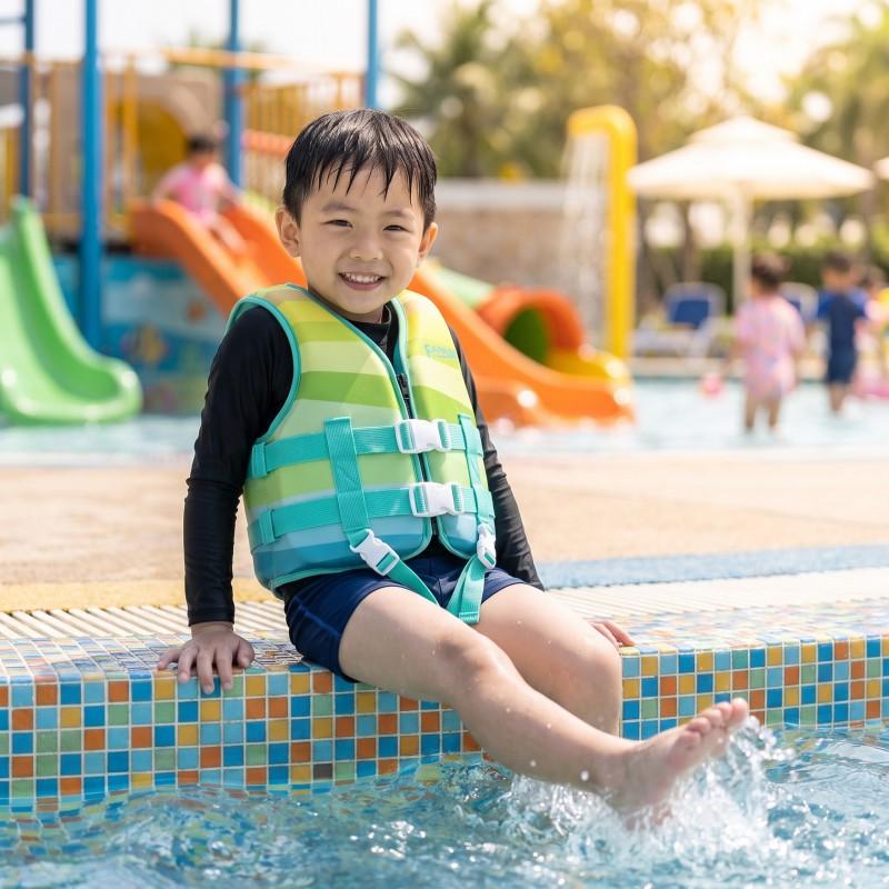 Kids Life Vest Swimming Pool Water Park Rafting Surfing Floating Safety Gear Unisex Foam Buoyancy Aid Size XS S