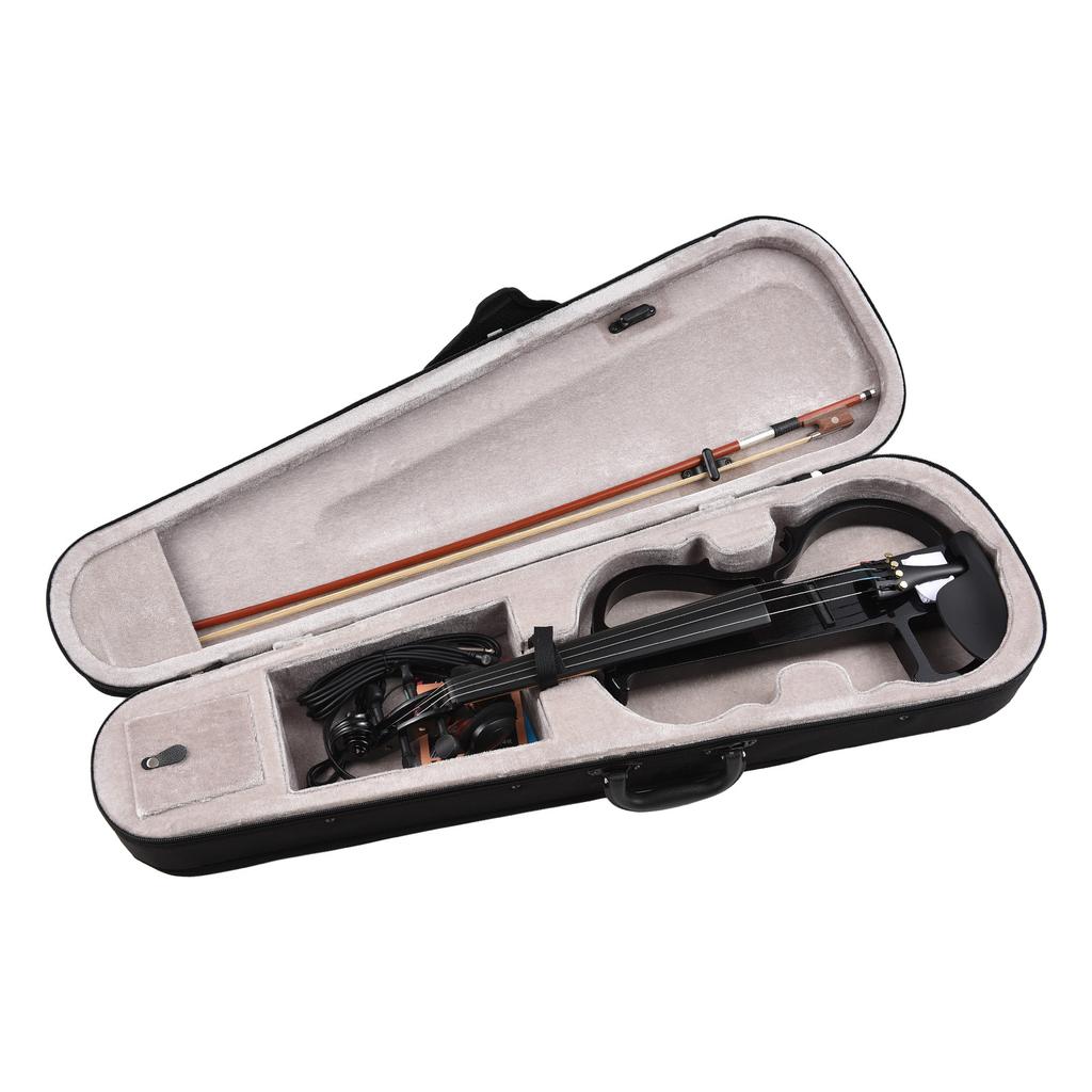 4 4 Скрипка Полный Размер Набор Профессиональная Бесшумная Электрическая Скрипка для Начинающих Студентов Школьников Электрическая Скрипка