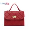 Cozy Up Lingge Bag Embossed Mobile Phone Bag, Portable Small Bag, Mini Women's Bag