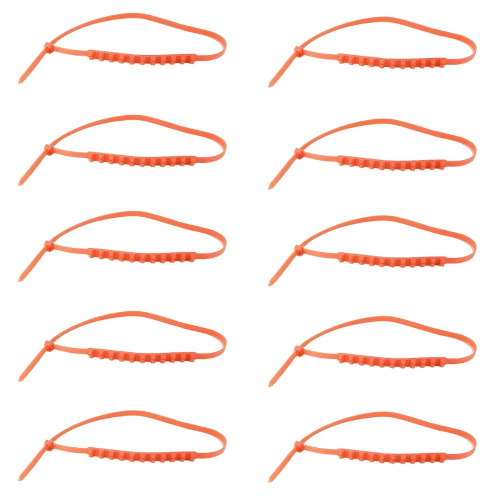 10/20Pcs Universal Anti-Skid Snow Chains Double Grooves Cable Ties Car Tire Strap  Winter