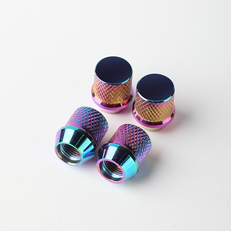 Aluminum Alloy Tire Valve Stem Caps Car Wheel Air Dust Covers Auto Exterior Modification Parts