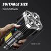 4 Led Mini Rechargeable COB Side Light Portable Hand Lantern High brightnessTorch Long Range Powerful Camping Lighting Flashligh