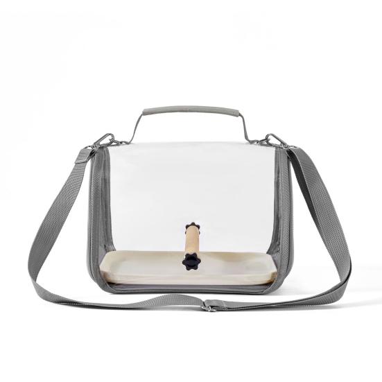 Birds Carrier Bag Parrot Travel Cage with Stand Perch Portable Outdoor Adventure Birdcage Small Animals Supplies for Parakeet Cockatiel