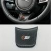 Carbon Fibre Car Steering Wheel Badge Sticker for J-a/guar XFL/XF XE F-PACE Car Styling Emblem Decal