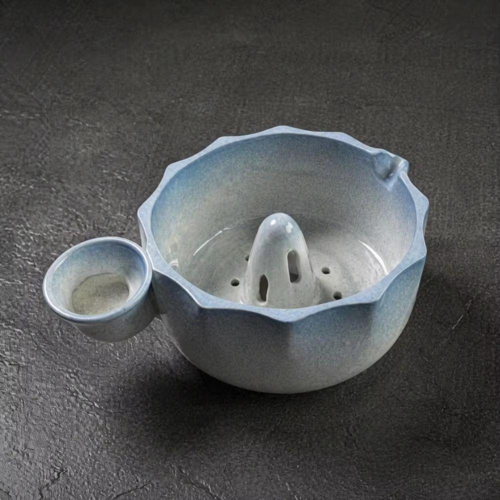 Side Pouring Spout Ceramic Berry Washing Bowl Self-Rotating Fruit Washer Home Cooks