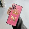 Чехол с золотым и розовым бриллиантом и короной для Samsung Galaxy A14 A73 A53 A71 A51 A31 A33 A22 A12 A21s A13 A32 A52s A72 A52 A23