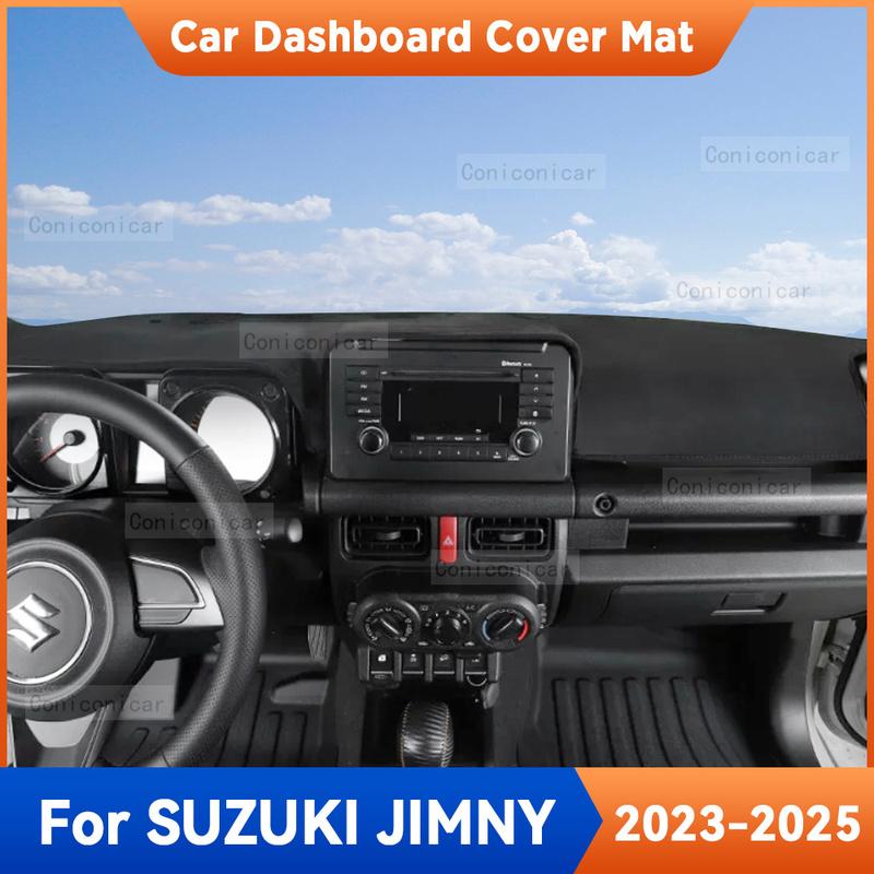 Для SUZUKI JIMNY -2025 Коврик-чехол на приборную панель автомобиля, коврик-солнцезащита, коврик, коврик, противо-УФ, аксессуары для интерьера, защитные коврики